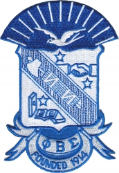 View Buying Options For The Phi Beta Sigma Shield Emblem Iron-On Patch
