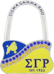 View Buying Options For The Sigma Gamma Rho Metal/Matte Purse Hanger