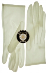 View Buying Options For The Royal Arch Chapter Keystone Emblem Mens Ritual Gloves