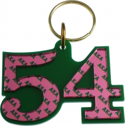 View Buying Options For The Alpha Kappa Alpha Color Mirror Line #54 Keychain