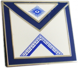 View Buying Options For The Masonic Worshipful Masters Square Apron Lodge Officer Lapel Pin
