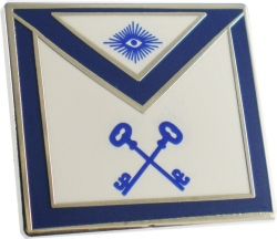 View Buying Options For The Masonic Treasurer Apron Lodge Officer Lapel Pin