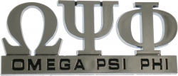 View Buying Options For The Omega Psi Phi Chrome Cut Out Car Emblem