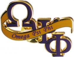 View Buying Options For The Omega Psi Phi Banner Lapel Pin