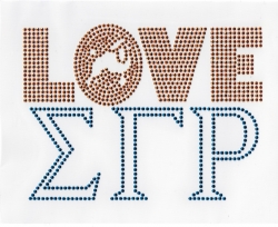 View Buying Options For The Sigma Gamma Rho Love Heat Transfer