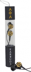 View Buying Options For The Alpha Phi Alpha Greek Beats Performance Earbuds