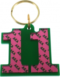 View Buying Options For The Alpha Kappa Alpha Color Mirror Line #11 Keychain