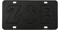 View Buying Options For The Zeta Phi Beta Raised Letter Mirror License Plate