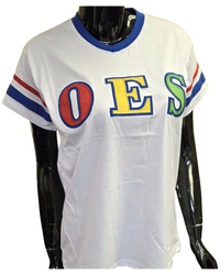 View Buying Options For The Buffalo Dallas Eastern Star Striped V-Neck T-Shirt