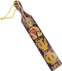 View Buying Options For The Omega Psi Phi Printed Symbol Crest Wood Paddle