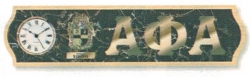 View Buying Options For The Alpha Phi Alpha Wood Wall Clock