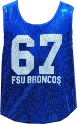 View Buying Options For The Big Boy Fayetteville State Broncos Ladies Sequins Tank Top
