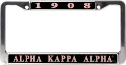 View Buying Options For The Alpha Kappa Alpha 1908 Metal License Frame