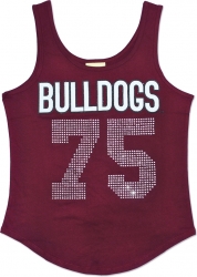 View Buying Options For The Big Boy Alabama A&M Bulldogs S2 Rhinestone Ladies Tank Top