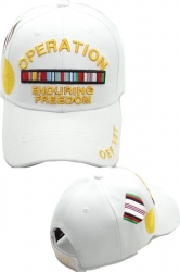 View Buying Options For The Operation Enduring Freedom Vet Ribbons With Medal Mens Cap