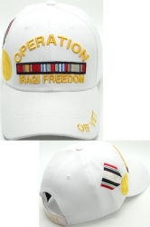 View Buying Options For The Operation Iraqi Freedom Ribbon Medal Mens Cap