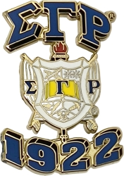 View Buying Options For The Sigma Gamma Rho 3D Crest Lapel Pin
