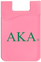 View Buying Options For The Alpha Kappa Alpha Silicone Cell Phone Wallet