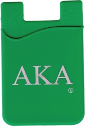 View Buying Options For The Alpha Kappa Alpha Silicone Cell Phone Wallet