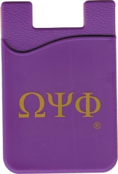 View Buying Options For The Omega Psi Phi Silicone Cell Phone Wallet