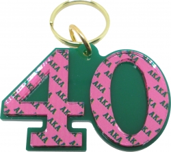 View Buying Options For The Alpha Kappa Alpha Color Mirror Line #40 Keychain