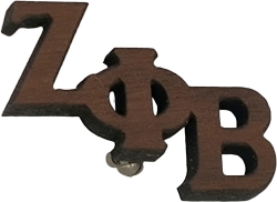 View Buying Options For The Zeta Phi Beta Small Wood Letter Pin
