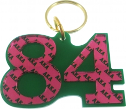 View Buying Options For The Alpha Kappa Alpha Color Mirror Line #84 Keychain