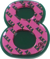 View Buying Options For The Alpha Kappa Alpha Acrylic Line #8 Mirror Pin