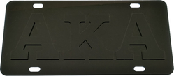 View Buying Options For The Alpha Kappa Alpha Raised Letter Mirror License Plate