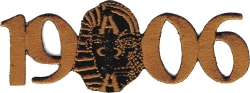 View Buying Options For The Alpha Phi Alpha 1906 Sphinx/Ape Mascot Iron-On Patch