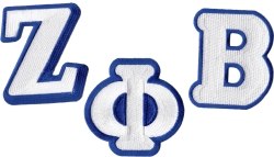 View Buying Options For The Zeta Phi Beta Large Letter Iron-On Patch Set