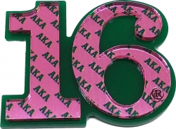 View Buying Options For The Alpha Kappa Alpha Acrylic Line #16 Mirror Pin