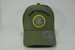 View Buying Options For The Army Retired Shadow Logo On Bill Mens Cap