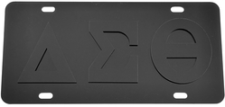 View Buying Options For The Delta Sigma Theta Raised Letter Mirror License Plate