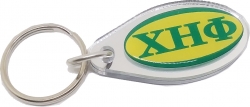 View Buying Options For The Chi Eta Phi Pear Shaped Domed Key Chain
