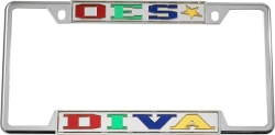 View Buying Options For The Eastern Star Diva License Plate Frame