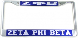 View Buying Options For The Zeta Phi Beta Classic License Plate Frame