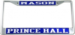 View Buying Options For The Mason Prince Hall License Plate Frame