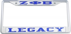 View Buying Options For The Zeta Phi Beta Legacy License Plate Frame