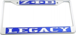 View Buying Options For The Zeta Phi Beta Legacy License Plate Frame
