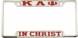 View Buying Options For The Kappa Alpha Psi In Christ License Plate Frame