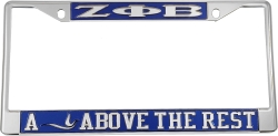 View Buying Options For The Zeta Phi Beta A Dove Above The Rest License Plate Frame