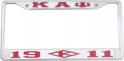 View Buying Options For The Kappa Alpha Psi 1911 K-Diamond License Plate Frame