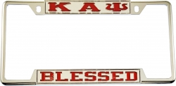 View Buying Options For The Kappa Alpha Psi Blessed License Plate Frame