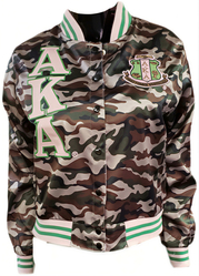 View Buying Options For The Buffalo Dallas Alpha Kappa Alpha Camo Satin Jacket