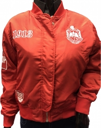 View Buying Options For The Buffalo Dallas Delta Sigma Theta Bomber Flight Jacket