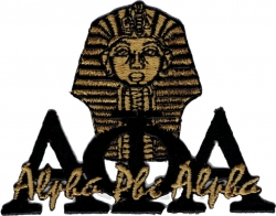 View Buying Options For The Alpha Phi Alpha Signature Sphinx Head Iron-On Patch