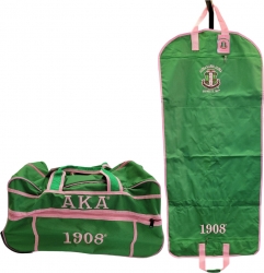 View Buying Options For The Buffalo Dallas Alpha Kappa Alpha 2 Piece Travel Bag Bundle