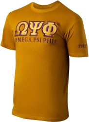 View Buying Options For The Omega Psi Phi Luxury Embroidered Mens Tee