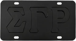 View Buying Options For The Sigma Gamma Rho Raised Letter Mirror License Plate